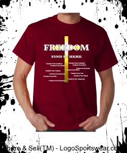 DnkiMusic's FREEDOM T - Gildan Adult T-shirt Design Zoom