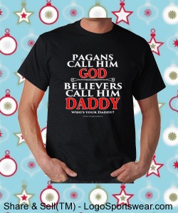 DnkiMusic's WHO'S YOUR DADDY T - Gildan Adult T-shirt Design Zoom