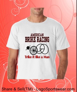 Brike Racing Number on Back Gildan 100% Soft Style Ringspun Tee Design Zoom