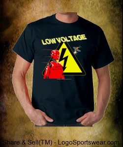 LOW VOLTAGE Design T - Gildan Adult T-shirt Design Zoom