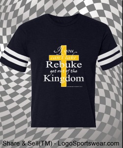 DnkiMusic's Rebuke T - Vintage Football T-Shirt Design Zoom